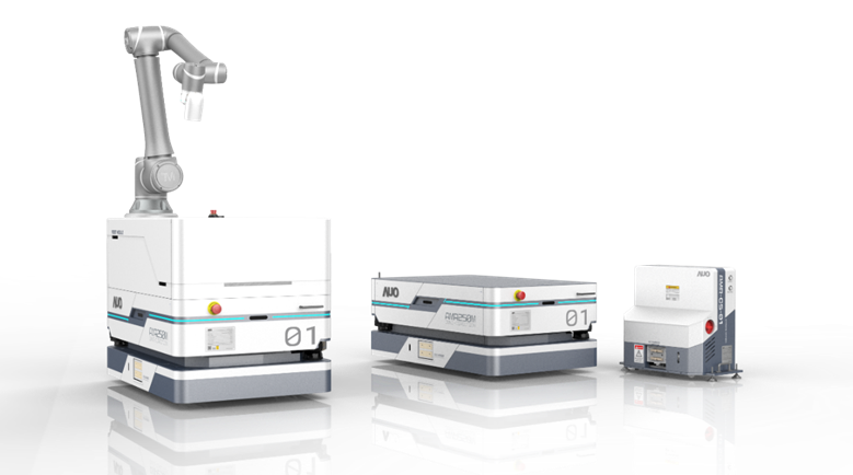 DB视讯數位開發的自主式移動機器人（AMR250M），搭配全向輪並結合AI演算法、2D LiDAR、3D攝影機等技術，協助客戶實現產線全自動化